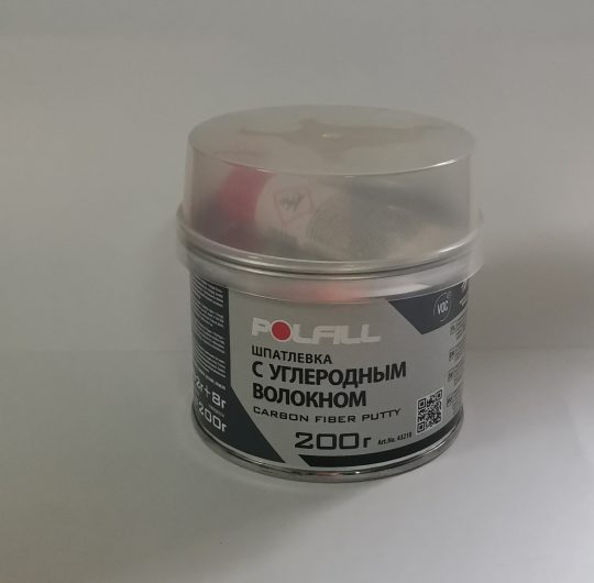 Шпат.POLFILL(Полфил) с углеволокном CARBON 0,2 кг с отв. (24)